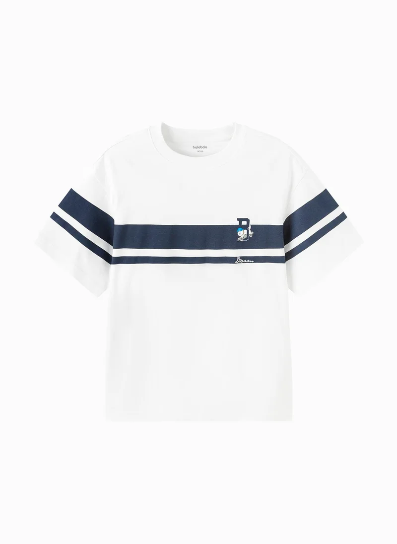 بالابالا Kids Boys Round neck short-sleeved T-shirt