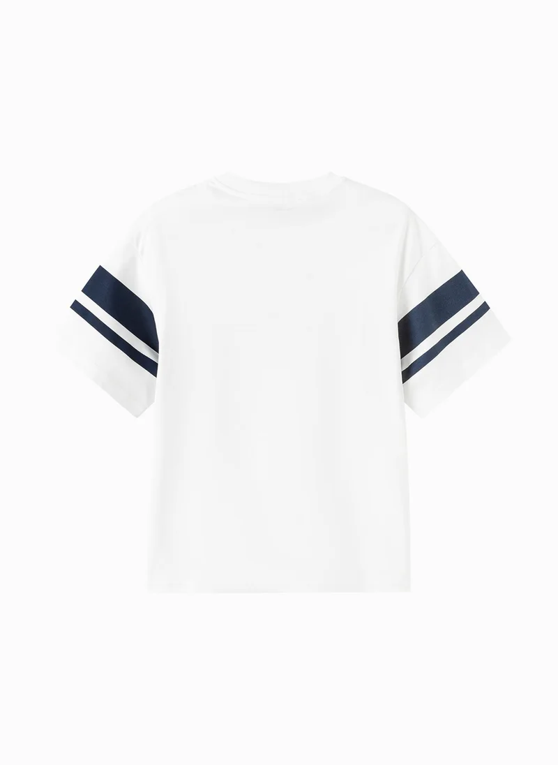 بالابالا Kids Boys Round neck short-sleeved T-shirt