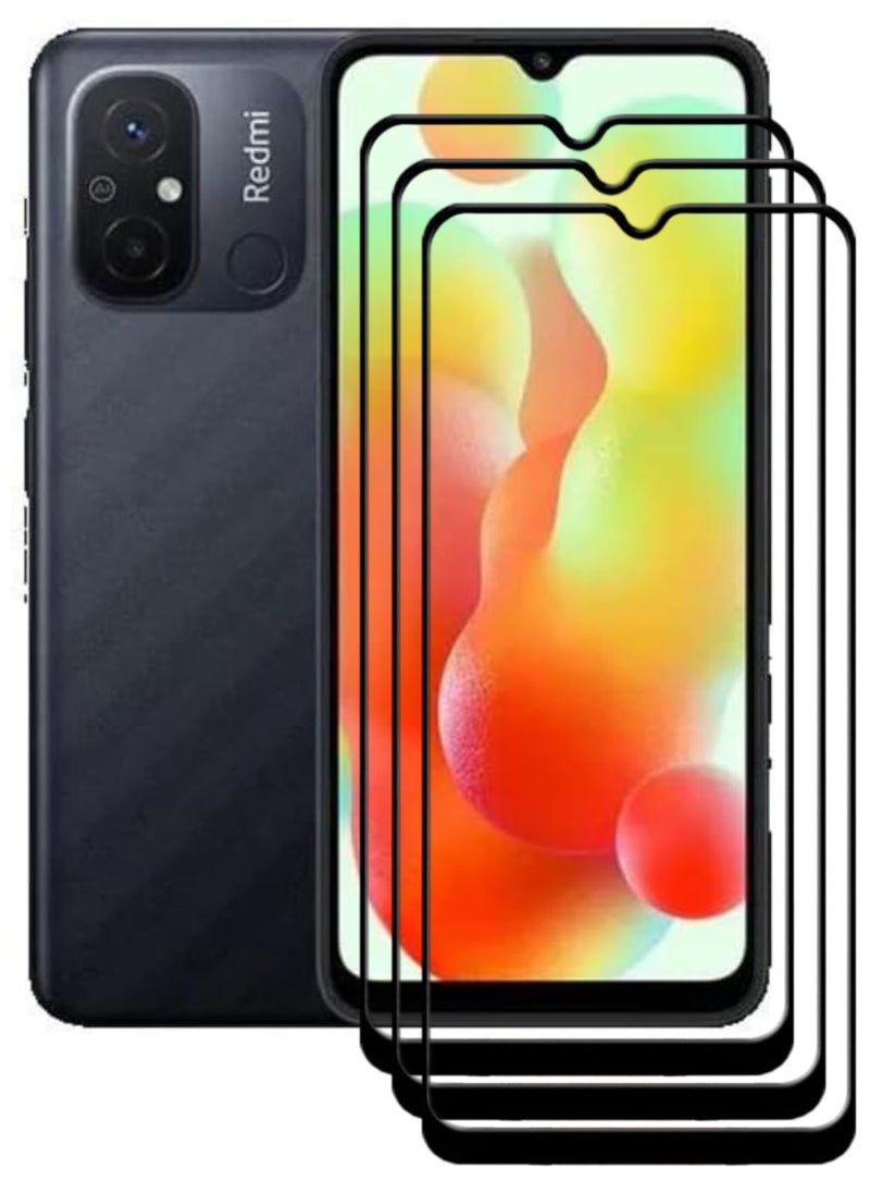 ACLIX 3 Pieces Antistatic ESD Dustproof Premium Quality High Definition Tempered Glass Screen Protector Designed For Xiaomi Redmi 12C - Image 1