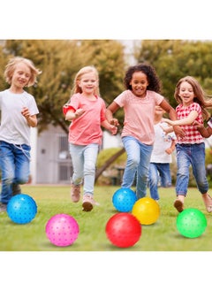 Jerify 24 Pieces Knobby Balls Spiky Bounce Ball Toy Large Bouncy Balls Bulk Inflatable Sensory Balls Soft Massage Stress Plastic Balls For School Party Play Outdoor Indoor  - Image 3