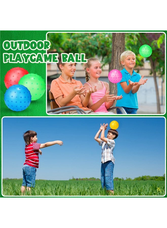 جيريفي 24 قطعة من كرات نوبي الكرات النطاطة الشائكة، كرات نطاطة كبيرة، كرات حسية قابلة للنفخ، كرات بلاستيكية ناعمة للتدليك والإجهاد من أجل حفلات المدرسة، اللعب في الهواء الطلق في الأماكن المغلقة - Image 5