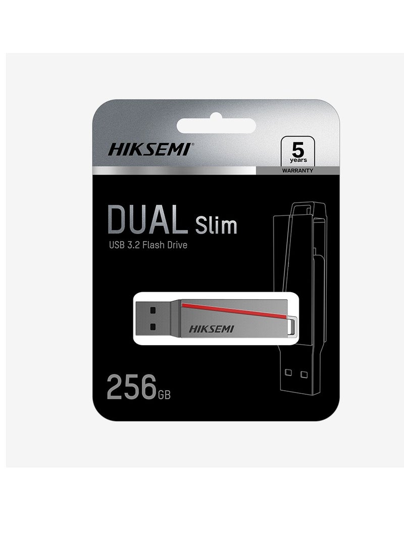 HIKSEMI Flash drive with Type-C port,  USB 3.2 256 GB storage capacity, silver  - Image 5