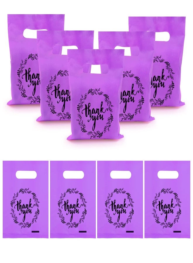 TOSPARTY Plastic Thank You Merchandise Bags Party Present Bags Candy Cookie Treat Bags for Birthday Party Baby Shower Wedding Christmas Retirements - Image 3