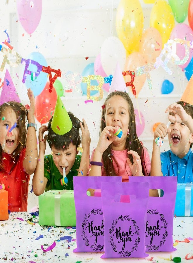 TOSPARTY Plastic Thank You Merchandise Bags Party Present Bags Candy Cookie Treat Bags for Birthday Party Baby Shower Wedding Christmas Retirements - Image 4