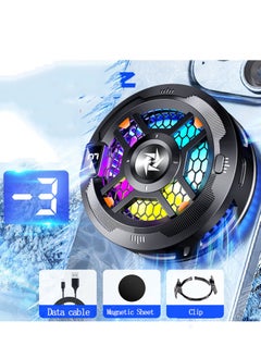 ESSAGER Mobile Phone Radiator Magnetic Back Clip Semiconductor Cooling Artifact E-Sports Chicken Game Android Tablet Universal  - Image 1