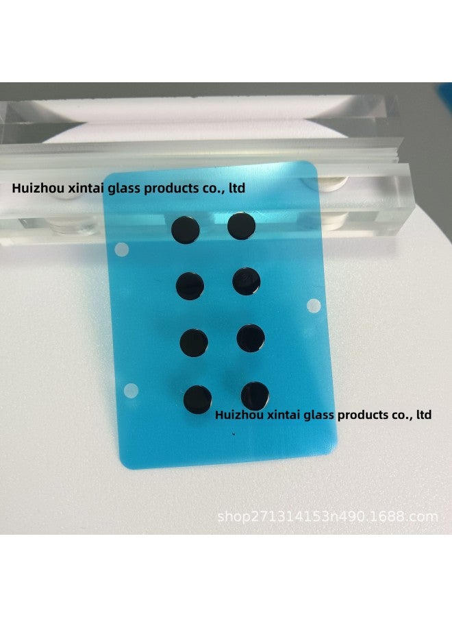 The Electronic Competition Game Along The Skating Version Wear-resistant  Generation Two Generation Three Generation Tempered Mouse Glass Foot Stickers Style Is Complete-Color:Small Dots Pure Black - Image 1