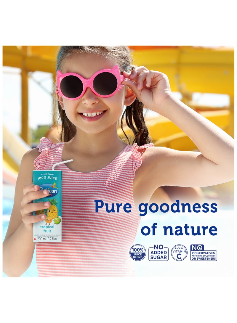 Rubicon Kids Tropical Fruit Juice Pack 4 x 200ml - Image 4