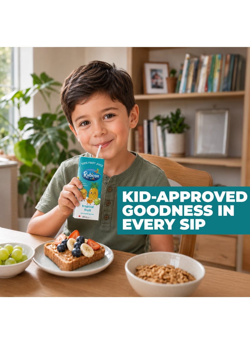 Rubicon Kids Tropical Fruit Juice, With Vitamin C, No Added Sugar - Image 4