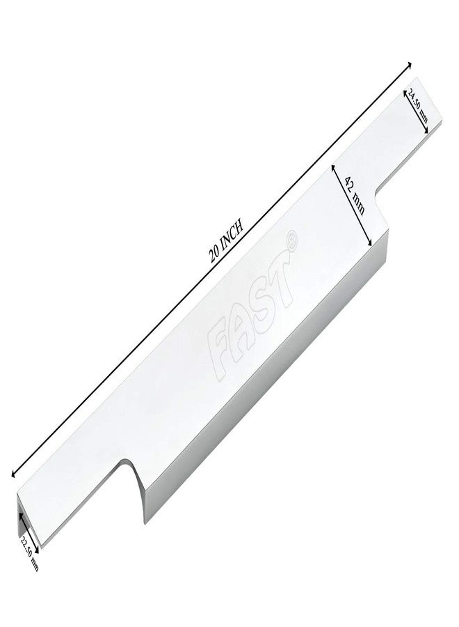 FAST PH03 Aluminium Chrome Plated Modular Kitchen Cabinet Handles for Pull Drawer (20 INCH) - Image 1