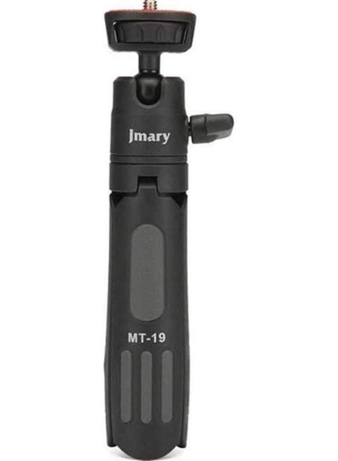 Jmary MT-19 Mini Mobile Stand with 360° Adjustable Ball Head, Extendable Tabletop Tripod for Smartphones, Lightweight Portable Tripod with 14–30 cm Height Range and 120 g Load Capacity - Image 2