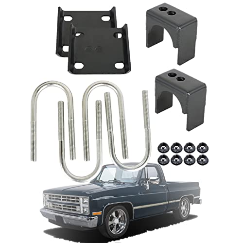 munirater Rear Axle Flip Kit 5 Inch Drop Replacement for 1973-1987 C1500 C10 C15 Pickup 1/2 Ton Truck - Image 1