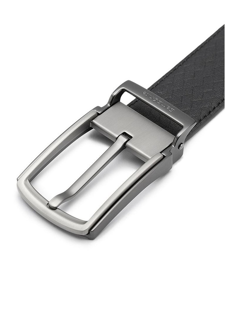 Samsonite Aamir II BIZ CTR AL 02 Leather Belt, Black|Stylish|Premium Quality|Classic Pin - Image 3