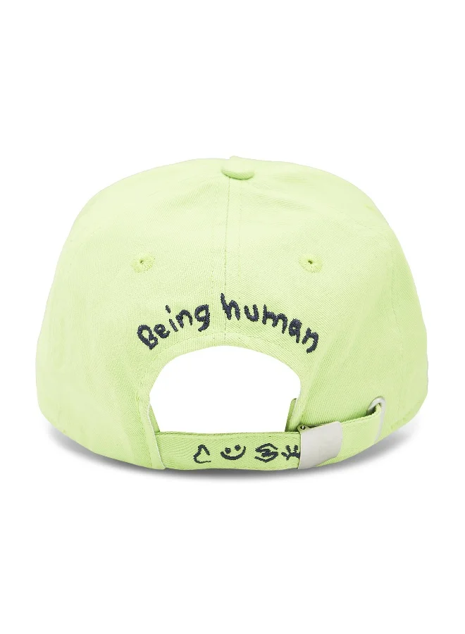 Being Human  Unisex Neon Green Cap  | Best Price UAE