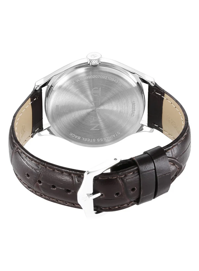 تيتان Leather Analog Wrist Watch 1802SL14
