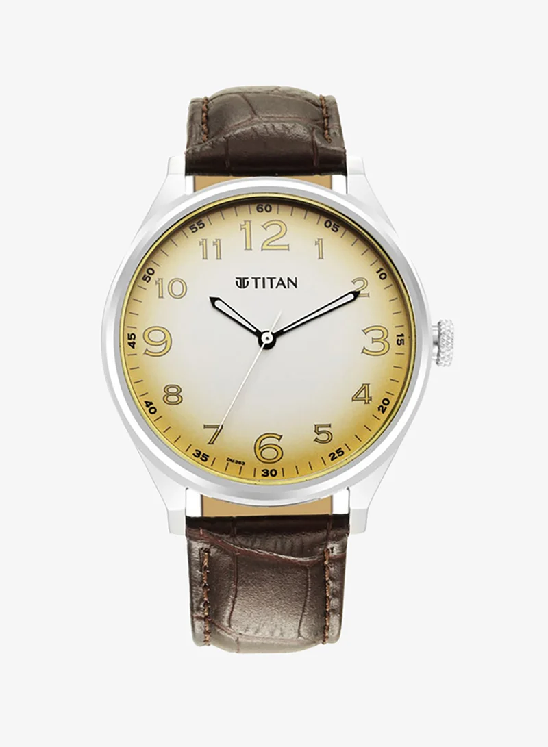 TITAN Leather Analog Wrist Watch 1802SL14