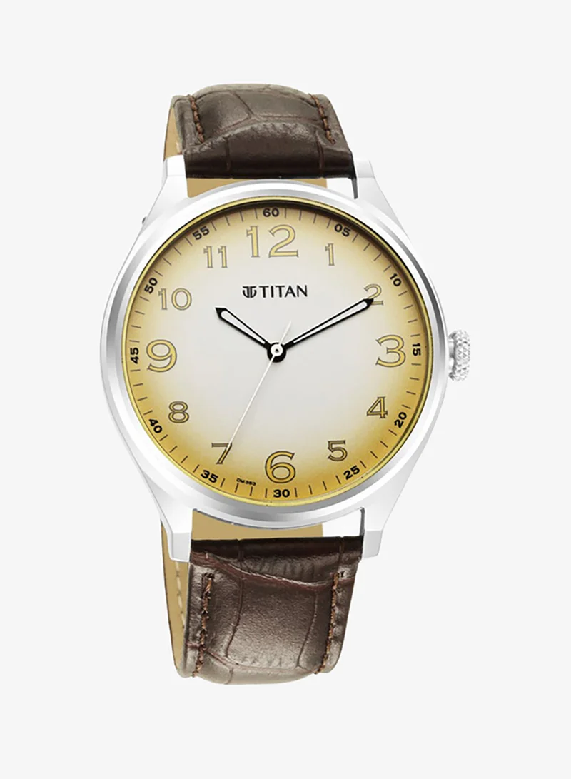 TITAN Leather Analog Wrist Watch 1802SL14