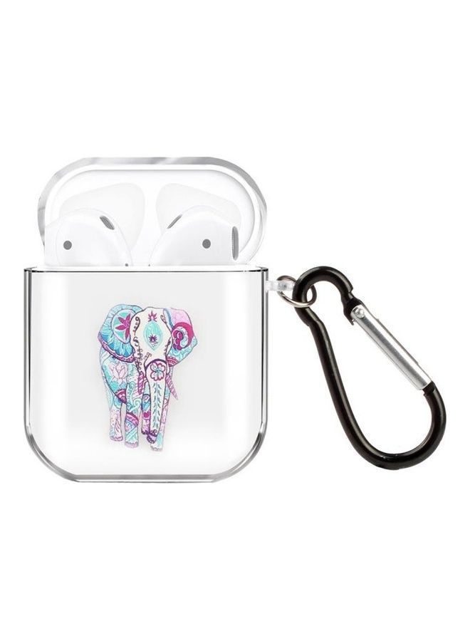 نيبمينينت غطاء حماية واق عالي الشفافية من البولي يوريثان الحراري مزود بخطاف لسماعة آيربودز 1/2 متعدد الألوان - Image 1