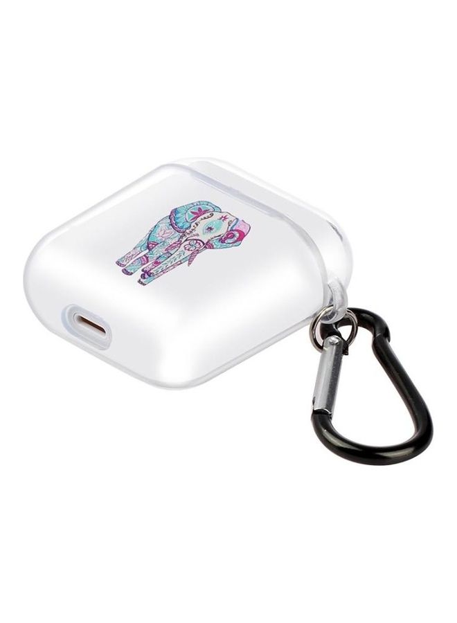 نيبمينينت غطاء حماية واق عالي الشفافية من البولي يوريثان الحراري مزود بخطاف لسماعة آيربودز 1/2 متعدد الألوان - Image 2