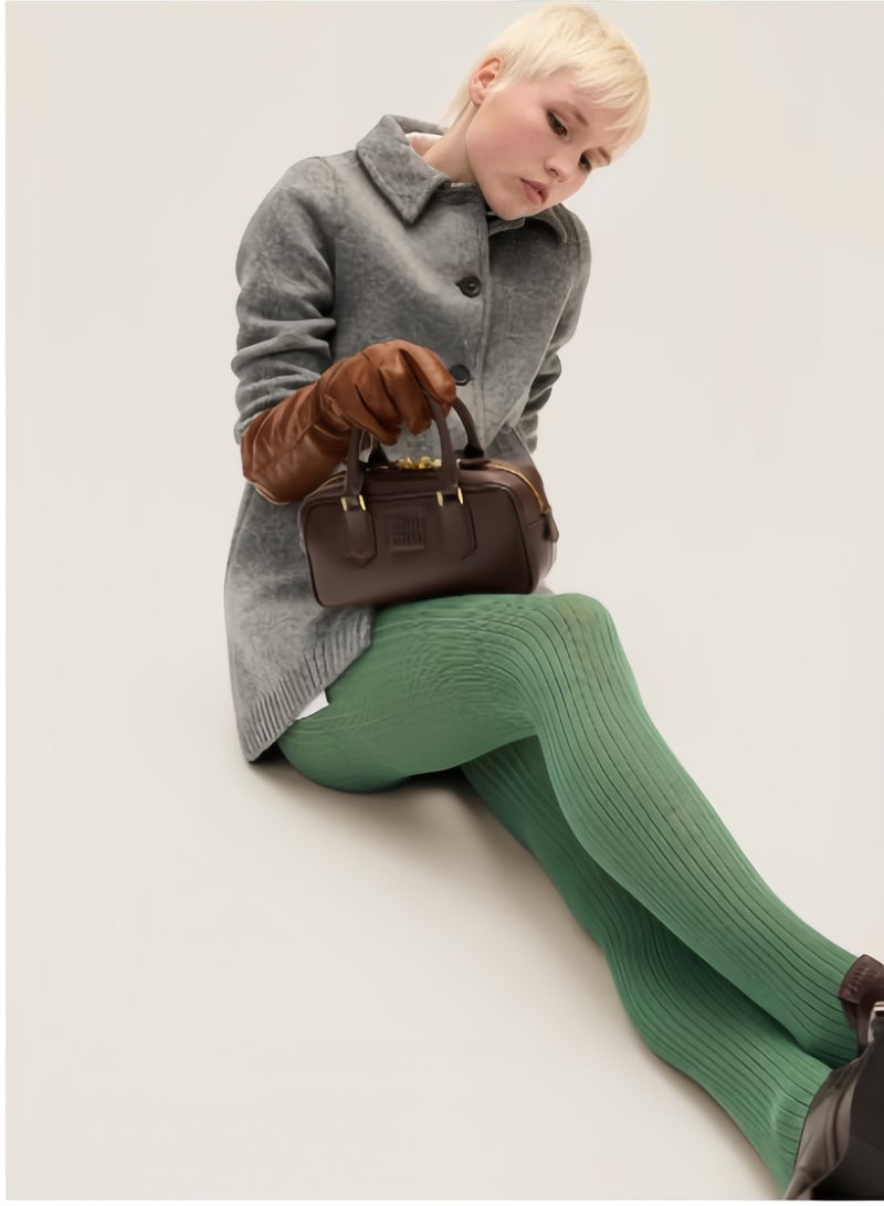 ميومي حقيبة أر كادي الجلدية، حقيبة يد نسائية من الجلد، حقيبة كتف نسائية من الجلد، حقيبة كروس بودي نسائية من الجلد، حقيبة يد، لون القهوة البني - Image 2