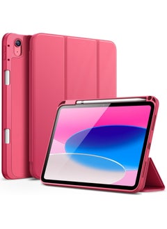 Jetech Case For Ipad 10 10.9 Inch 2022 Model 10Th Generation With Pencil Holder Slim Tablet Cover With Soft Tpu Back Auto Wake Sleep Pink  - Image 1