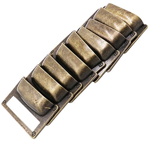 LGEGE 18pcs Bronze Drawer Label Pull Home Cabinet Frame Handle File Name Card Holder Cabinet Frame (Length: 81mm Width: 51mm) - Image 1