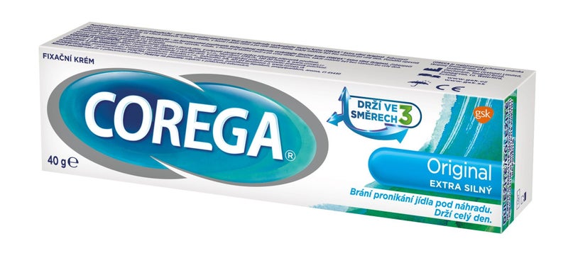 COREGA Corega Extra Strong - Denture Adhesive Cream - 40g  - Image 1