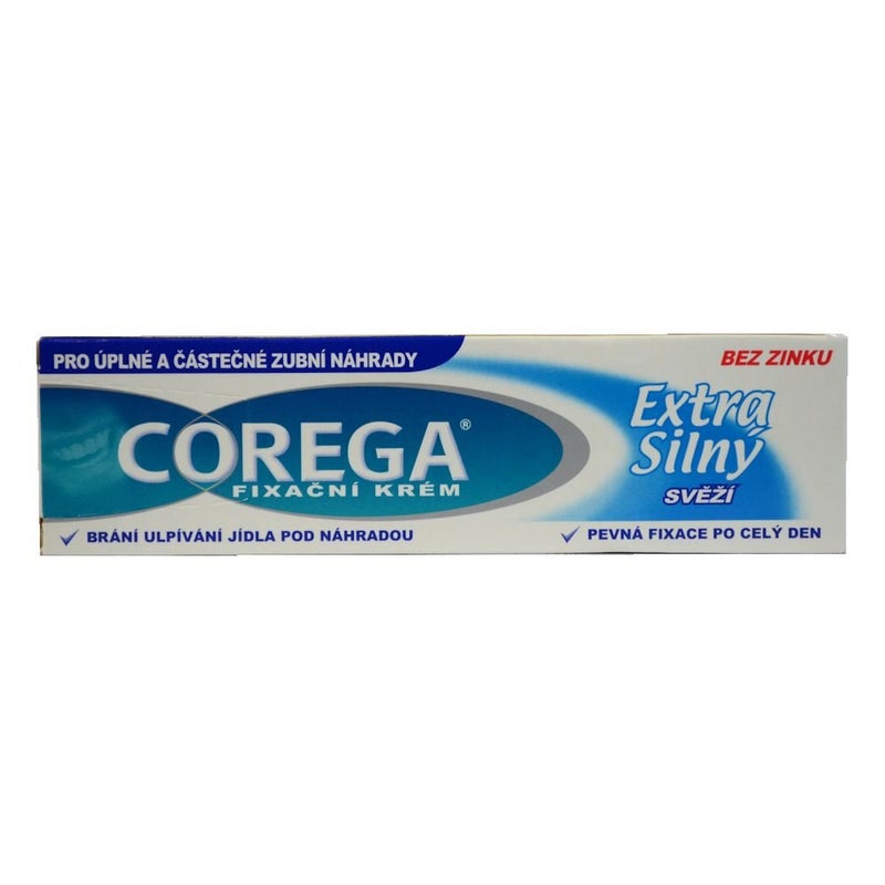 Corega Extra Strong - Denture Adhesive Cream - 40g - Image 2