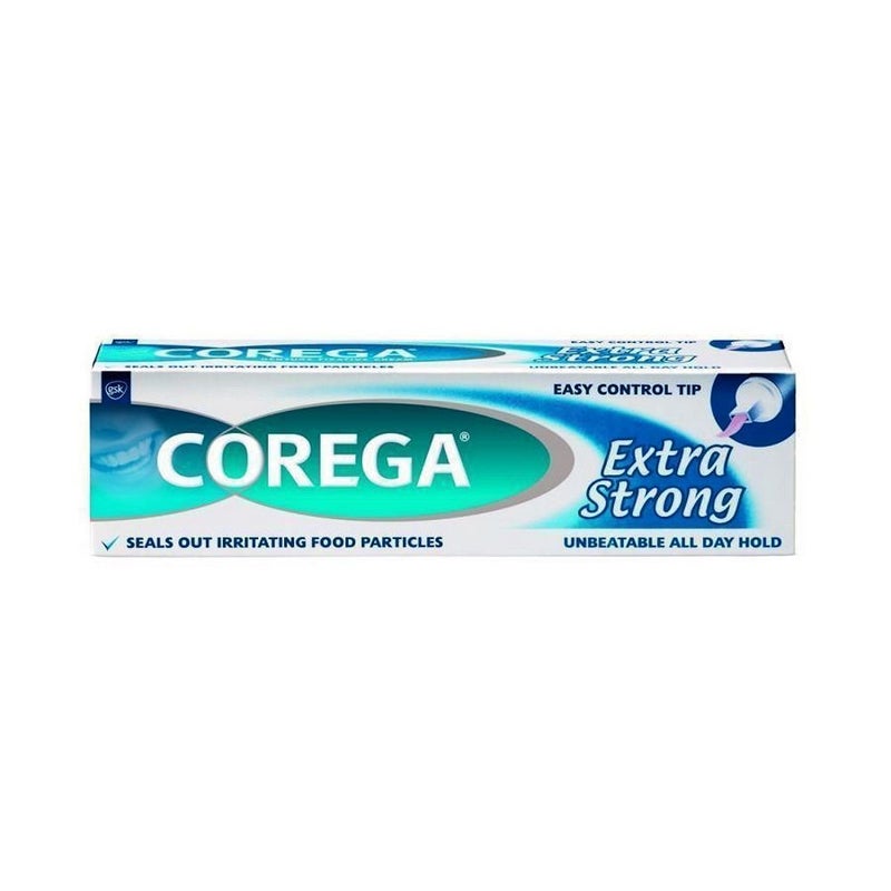 Corega Extra Strong - Denture Adhesive Cream - 40g - Image 3