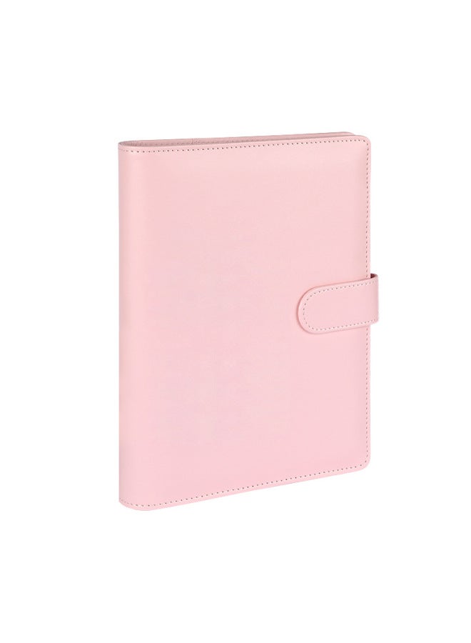HONGYANG A5 Loose-leaf Folder Zipper Bag Macaron Notebook Leather Pu Loose-leaf Book Cash Budget Journal Book - Image 1