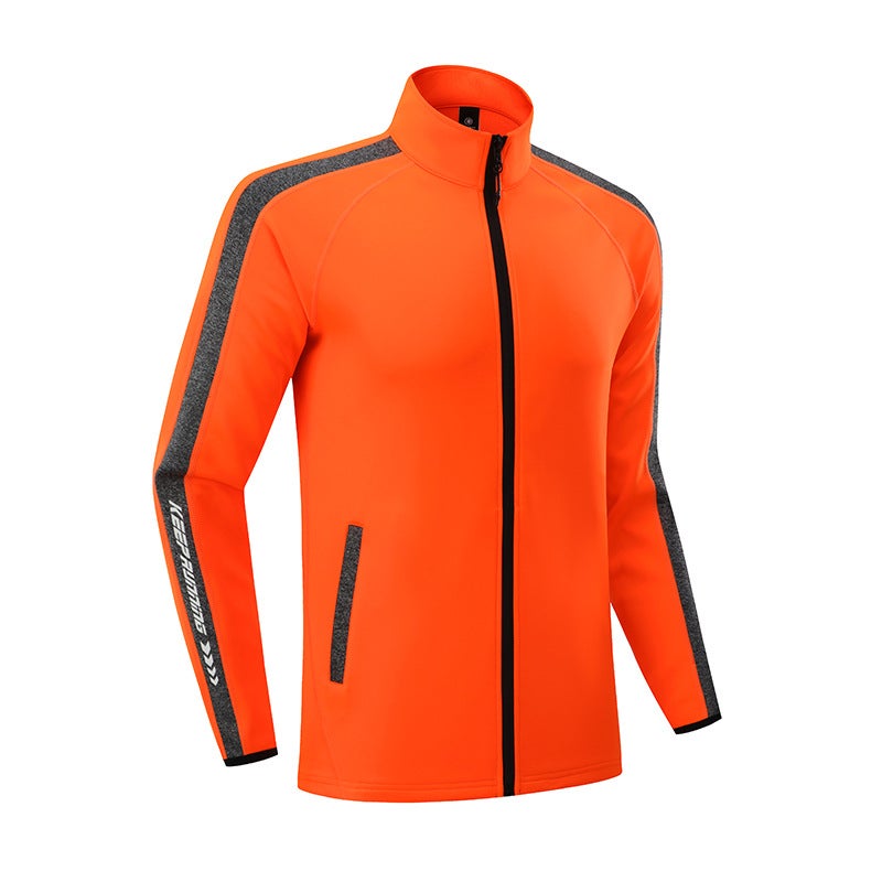 Men'S And Women'S Ad Sports Casual Jacket Quick-Drying Breathable Slim-Fit Large Size Fitness Running Zipper Jacket - Image 3