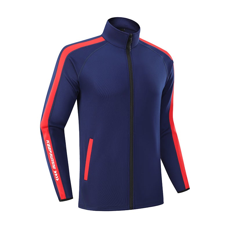 Men'S And Women'S Ad Sports Casual Jacket Quick-Drying Breathable Slim-Fit Large Size Fitness Running Zipper Jacket - Image 5