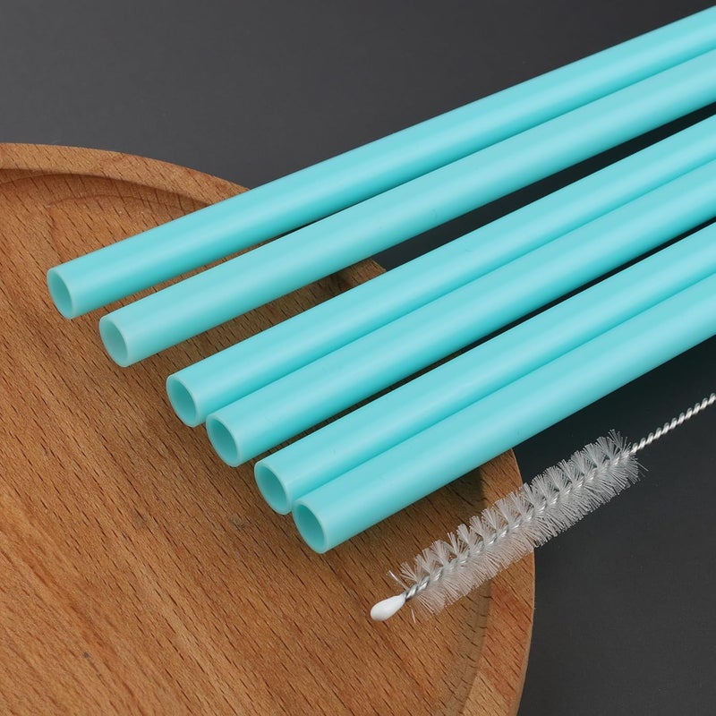 Bulbrite Replacement Straws Compatible with Owala Water Bottle Freepsip 24 Oz - Replacement Parts For Owala Cup 32 Oz -Accessories Set Include 6 BPA-FREE Straws and 1 Cleaning Brush - Image 4