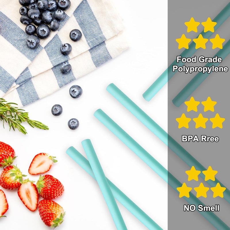 Bulbrite Replacement Straws Compatible with Owala Water Bottle Freepsip 24 Oz - Replacement Parts For Owala Cup 32 Oz -Accessories Set Include 6 BPA-FREE Straws and 1 Cleaning Brush - Image 5