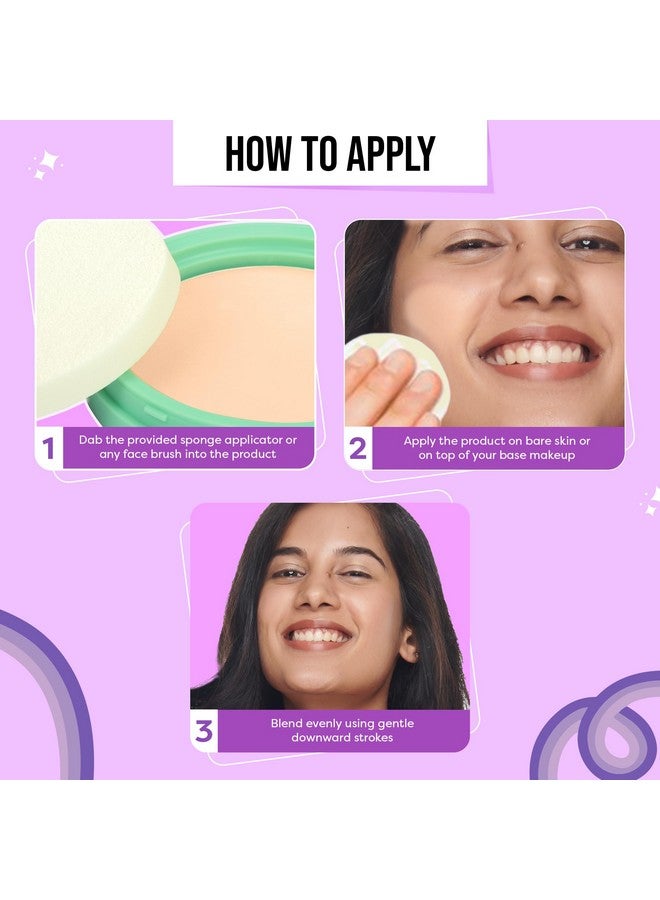 Longwear Matte Compact For All Skin Types 01 Sand For Fair To Medium Skin Tone | Vitamin-E Enriched | Uv Protection, Pore Minimizing | Medium Coverage |Face Compact For All Skin Types | 9Gm, Cream