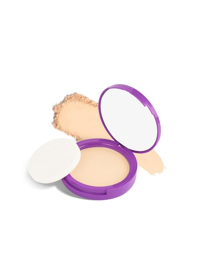 Longwear Matte Compact For All Skin Types 01 Sand For Fair To Medium Skin Tone | Vitamin-E Enriched | Uv Protection, Pore Minimizing | Medium Coverage |Face Compact For All Skin Types | 9Gm, Cream