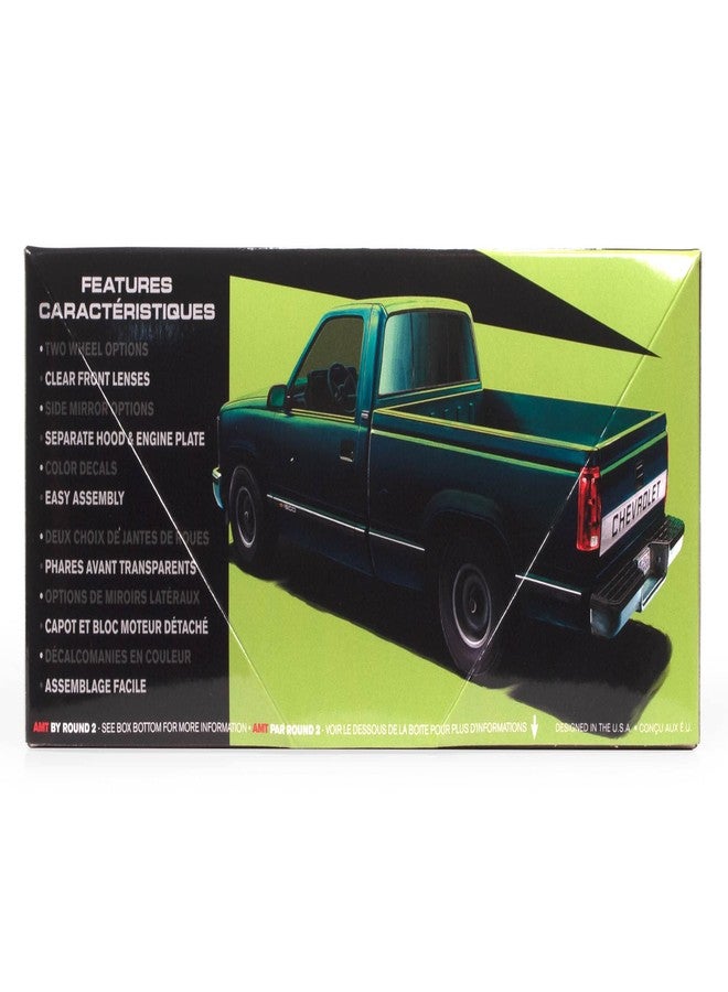 AMT 1992 Chevrolet Silverado Shortbed Fleetside Pickup Easy Build 1:25 Scale Model Kit - Image 3