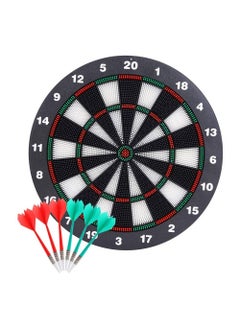 UB Archery Dart Board Safety Rubber Game Set with 6 Soft Tip Arrow and Support Frame  - Image 3