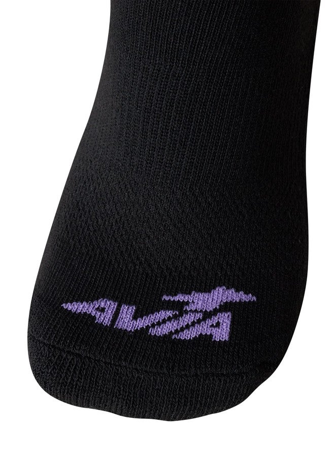 Avia Women's No Show Socks - 20 Pack Soft Cushioned Athletic Low Cut Ankle Socks for Women - Breathable, Size 4-9, Black - Image 4
