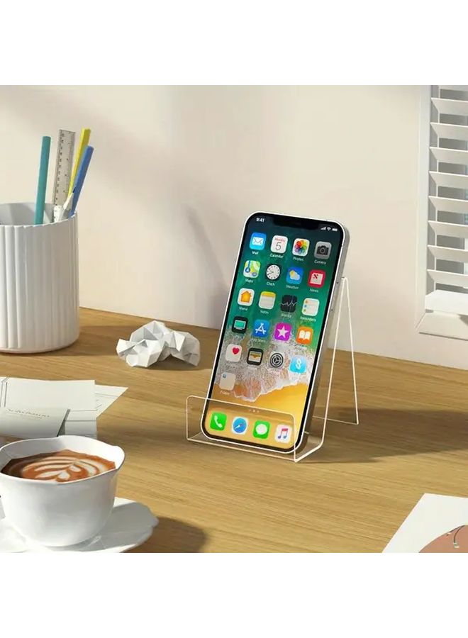 Variant Color Heavy Duty Acrylic Easel Display Stand 6 Pack Wide Base A Frame Holder - Image 5