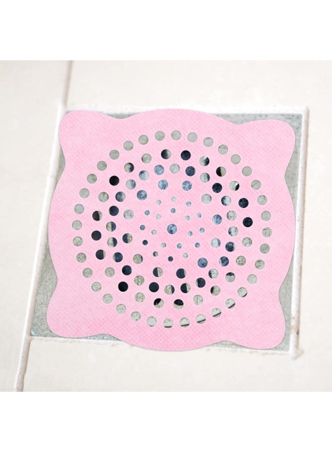 100 ملصق تصريف دش للاستخدام مرة واحدة، غطاء تصريف، ملصقات تصريف الأرضية، ملصقات مصفاة الحوض، صائد الشعر، ملصقات مجاري الشعر للحمام، غرفة الغسيل، حوض الاستحمام، المطبخ، الحوض، والمزيد - Image 2