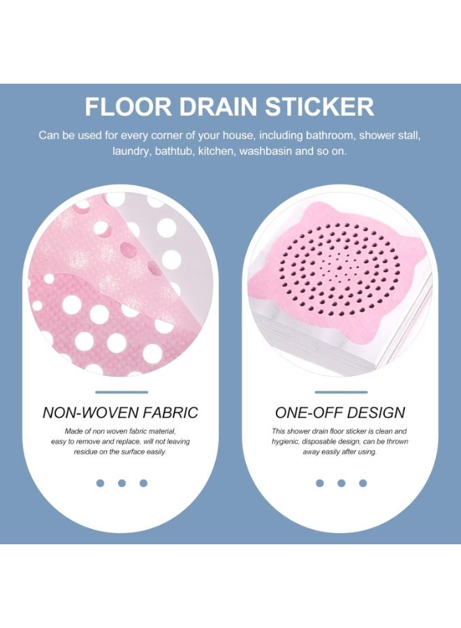 100 ملصق تصريف دش للاستخدام مرة واحدة، غطاء تصريف، ملصقات تصريف الأرضية، ملصقات مصفاة الحوض، صائد الشعر، ملصقات مجاري الشعر للحمام، غرفة الغسيل، حوض الاستحمام، المطبخ، الحوض، والمزيد - Image 5