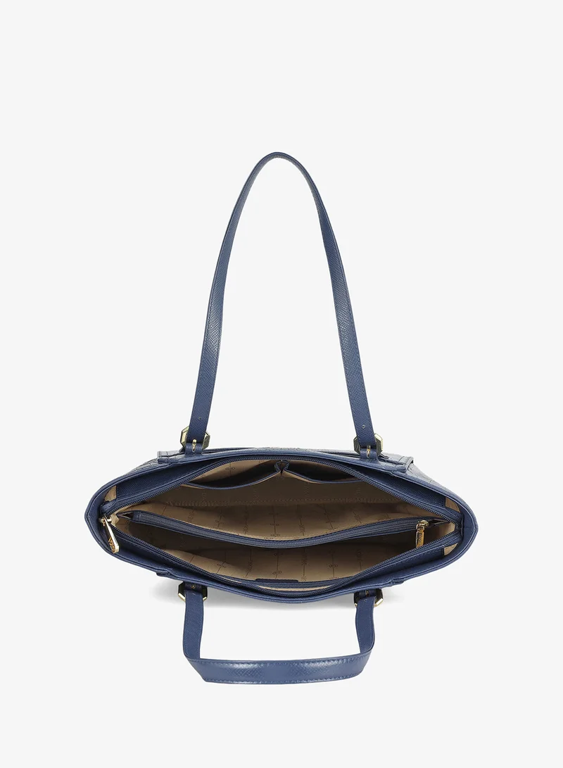 Da Milano Stardust Medium Croco Leather Tote - Stardust for Women | Best Price UAE
