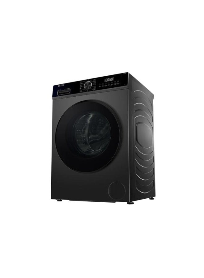 جنرال سوبريم غسالة تعبئة أمامية 8 كيلو, 15 برنامج , موتور إنفيرتر BLDC ، خاصية القفل الذاتي للباب، فضي غامق. - Image 5