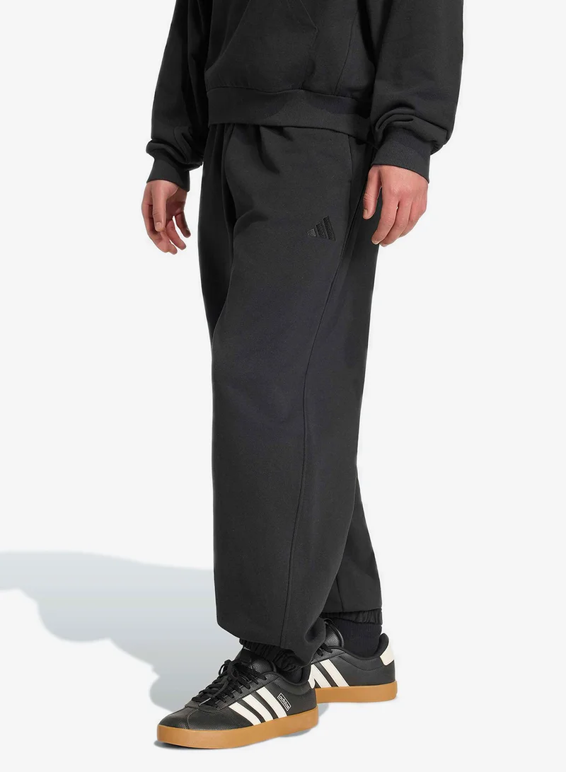 Adidas Small Logo Loose Cuffed Sweatpants
