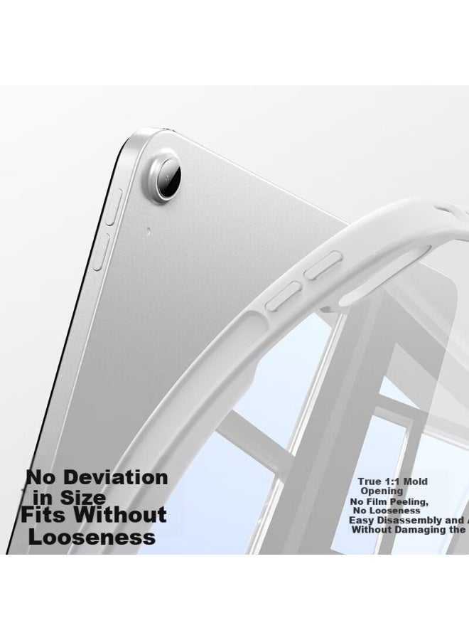 Smartdevil Ipad 11/10 Protective Case /22 Ipad 10th And 11th Generation Protective Cover 10.9-inch Four-sided Magnetic Detachable Anti-drop Transparent Acrylic Protective Case - Gray - Image 3