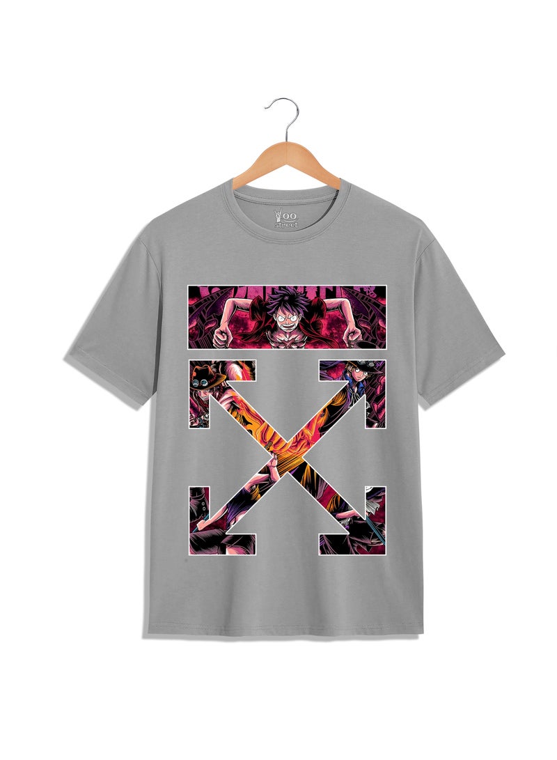 SHOP NEW ARRIVALS LUFFY OFF WHITE STLYE T-SHIRT Motivational Quote Graphic Tee for Men Women Inspirational Success Mindset Gift Unisex Comfortable Cotton - Image 1