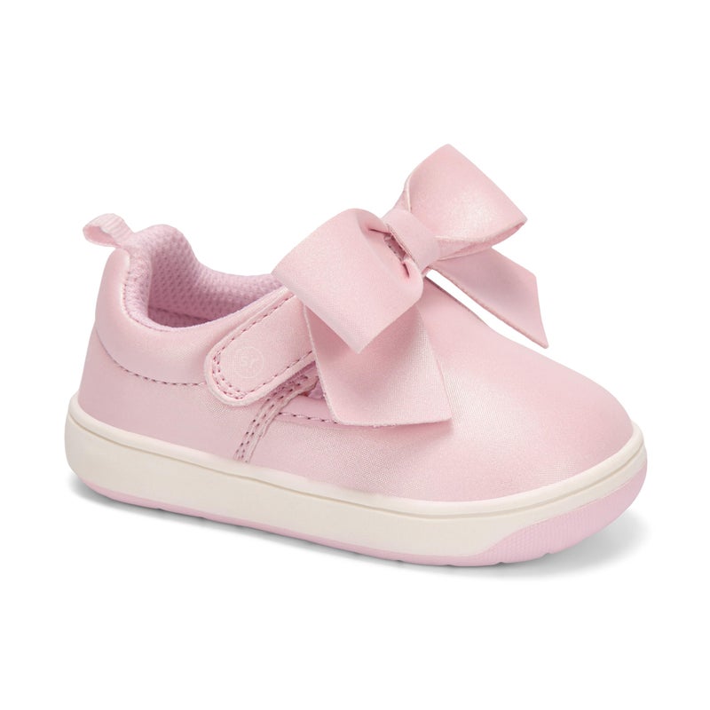 Stride Rite 360 Stride Rite Kids Kamila (Infant/Toddler) First Walker Shoe, Pink Shimmer, 6 US Unisex - Image 1
