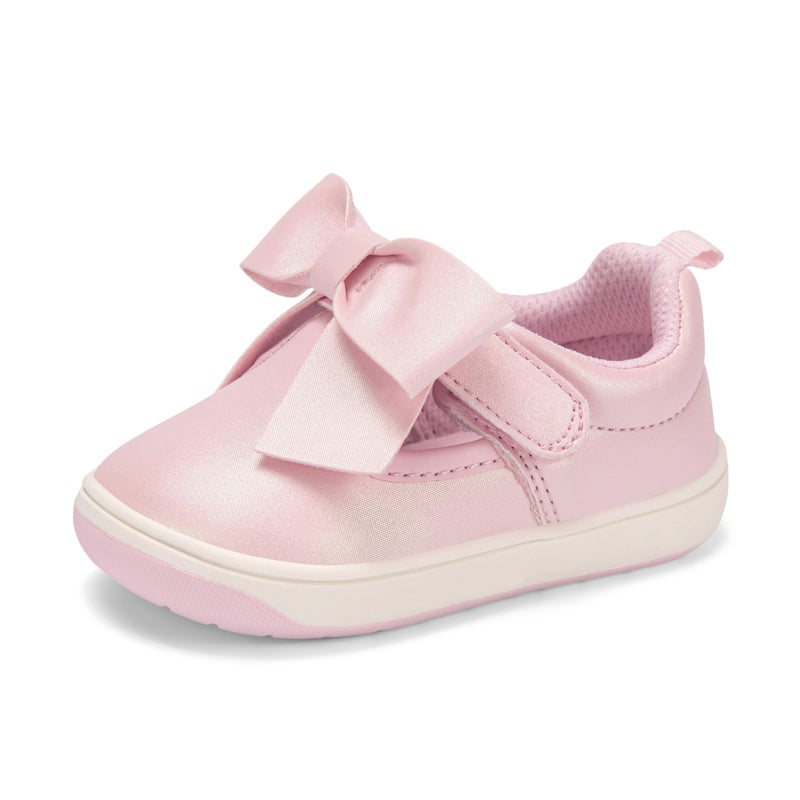 Stride Rite 360 Stride Rite Kids Kamila (Infant/Toddler) First Walker Shoe, Pink Shimmer, 6 US Unisex - Image 2