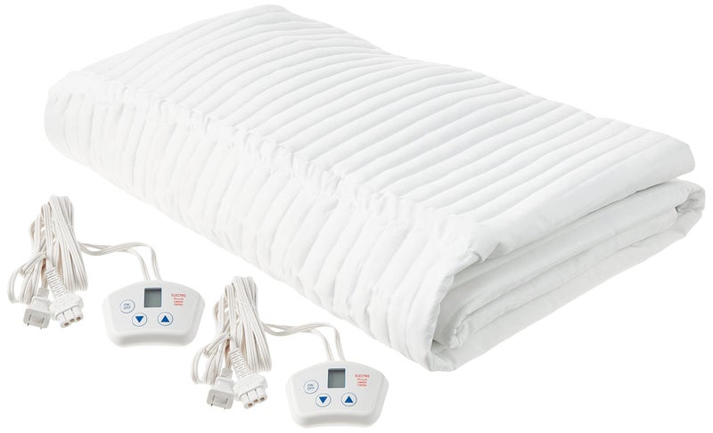 Electrowarmth M60Fld Queen Two Controls Heated Mattress Pad 60Inch by 80Inch White QueenStandardDual
