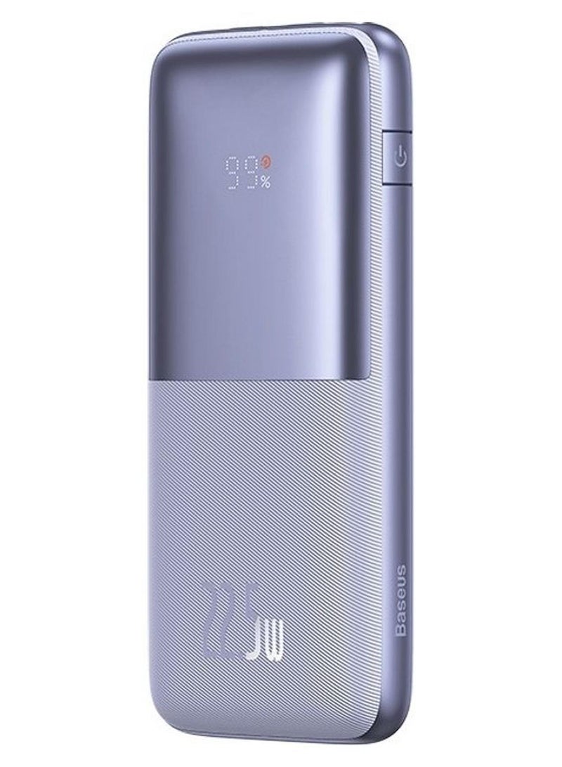 بيسوس - بطارية متنقلة بقوة 22.5 واط سعه 10,000 ملي امبير - بنفسجي 10000 mAh أرجواني - Image 1